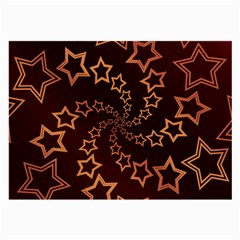 Gold Stars Spiral Chic Large Glasses Cloth