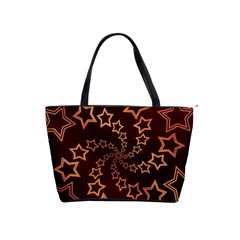 Gold Stars Spiral Chic Classic Shoulder Handbag