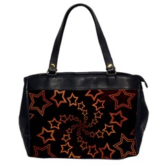 Gold Stars Spiral Chic Oversize Office Handbag