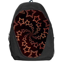 Gold Stars Spiral Chic Backpack Bag