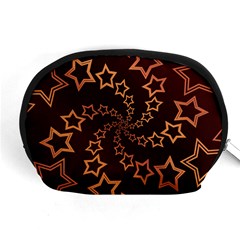 Gold Stars Spiral Chic Accessory Pouch (medium)