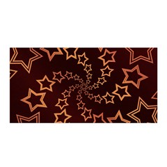 Gold Stars Spiral Chic Satin Wrap