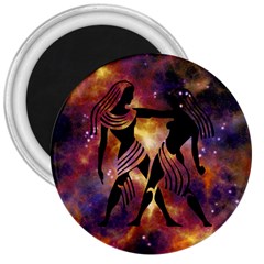 Zodiac Horoscope Astrology 3  Magnets by HermanTelo