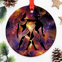 Zodiac Horoscope Astrology Ornament (round) by HermanTelo