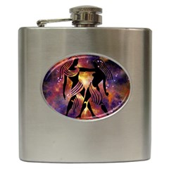 Zodiac Horoscope Astrology Hip Flask (6 Oz)