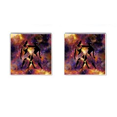 Zodiac Horoscope Astrology Cufflinks (square)