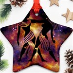 Zodiac Horoscope Astrology Star Ornament (Two Sides) Front