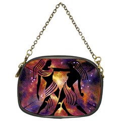 Zodiac Horoscope Astrology Chain Purse (one Side)