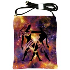 Zodiac Horoscope Astrology Shoulder Sling Bag by HermanTelo