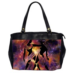 Zodiac Horoscope Astrology Oversize Office Handbag (2 Sides)