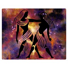 Zodiac Horoscope Astrology Double Sided Flano Blanket (medium) 