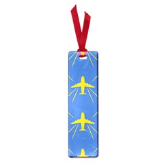 Aircraft Texture Blue Yellow Small Book Marks by HermanTelo