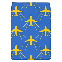 Aircraft Texture Blue Yellow Removable Flap Cover (l) by HermanTelo