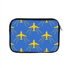 Aircraft Texture Blue Yellow Apple Macbook Pro 15  Zipper Case by HermanTelo