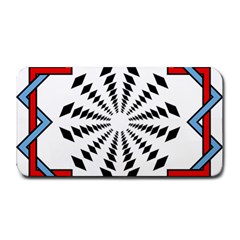 Star Illusion Mandala Medium Bar Mats