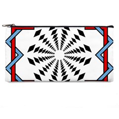 Star Illusion Mandala Pencil Cases