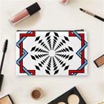 Star Illusion Mandala Cosmetic Bag (Medium) Back