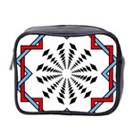 Star Illusion Mandala Mini Toiletries Bag (Two Sides) Front