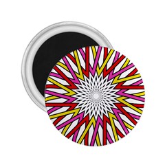 Sun Abstract Mandala 2 25  Magnets by HermanTelo