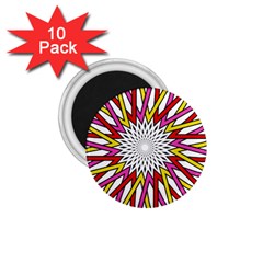 Sun Abstract Mandala 1 75  Magnets (10 Pack)  by HermanTelo