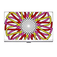 Sun Abstract Mandala Business Card Holder