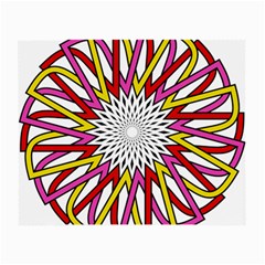 Sun Abstract Mandala Small Glasses Cloth