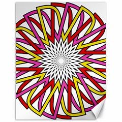 Sun Abstract Mandala Canvas 18  X 24  by HermanTelo