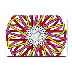 Sun Abstract Mandala Small Doormat 