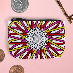 Sun Abstract Mandala Mini Coin Purse by HermanTelo