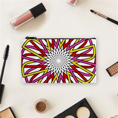 Sun Abstract Mandala Cosmetic Bag (small)