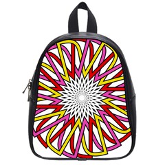 Sun Abstract Mandala School Bag (small)