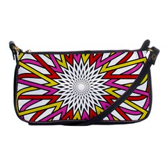 Sun Abstract Mandala Shoulder Clutch Bag by HermanTelo