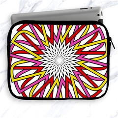 Sun Abstract Mandala Apple Ipad 2/3/4 Zipper Cases by HermanTelo