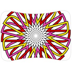 Sun Abstract Mandala Velour Seat Head Rest Cushion