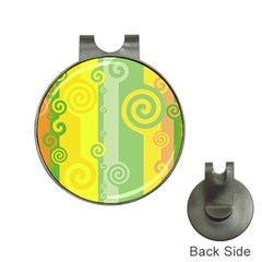 Ring Kringel Background Abstract Yellow Hat Clips With Golf Markers