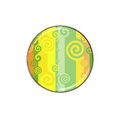 Ring Kringel Background Abstract Yellow Hat Clip Ball Marker