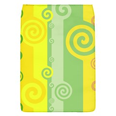 Ring Kringel Background Abstract Yellow Removable Flap Cover (s) by HermanTelo