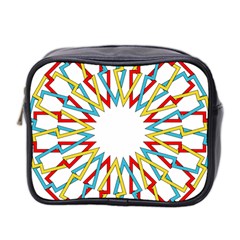 Wheel Complex Symbol Mandala Mini Toiletries Bag (two Sides)