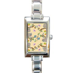 Sloth Neutral Color Cute Cartoon Rectangle Italian Charm Watch by HermanTelo