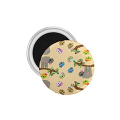 Sloth Neutral Color Cute Cartoon 1 75  Magnets by HermanTelo