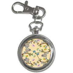 Sloth Neutral Color Cute Cartoon Key Chain Watches by HermanTelo