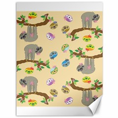 Sloth Neutral Color Cute Cartoon Canvas 36  X 48 