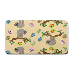 Sloth Neutral Color Cute Cartoon Medium Bar Mats by HermanTelo