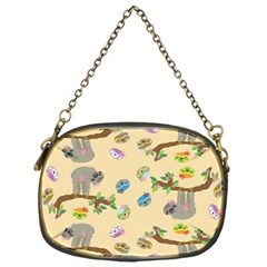 Sloth Neutral Color Cute Cartoon Chain Purse (one Side) by HermanTelo