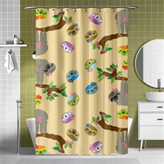 Sloth Neutral Color Cute Cartoon Shower Curtain 48  X 72  (small)  by HermanTelo