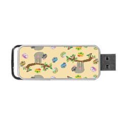 Sloth Neutral Color Cute Cartoon Portable Usb Flash (two Sides) by HermanTelo