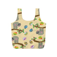 Sloth Neutral Color Cute Cartoon Full Print Recycle Bag (s) by HermanTelo