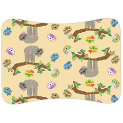 Sloth Neutral Color Cute Cartoon Velour Seat Head Rest Cushion