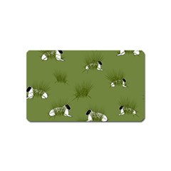 Sheep Lambs Magnet (name Card) by HermanTelo