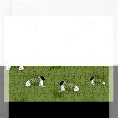 Sheep Lambs Rectangular Jigsaw Puzzl by HermanTelo